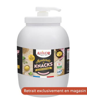 Moutarde à Knacks Pompe 3kg [Format Spécial Pro & Association]